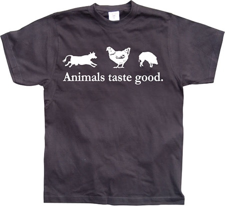 Läs mer om Animals taste good, T-Shirt