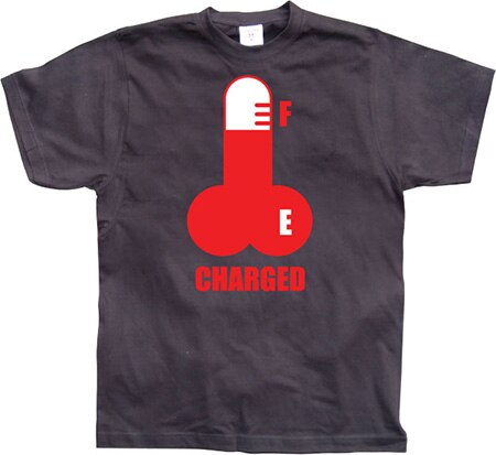 Läs mer om Charged penis, T-Shirt