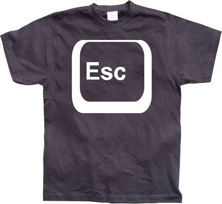 Läs mer om Escape Button, T-Shirt