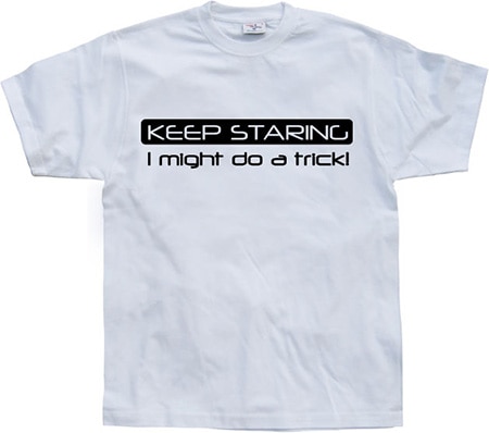 Läs mer om Keep Staring..., T-Shirt
