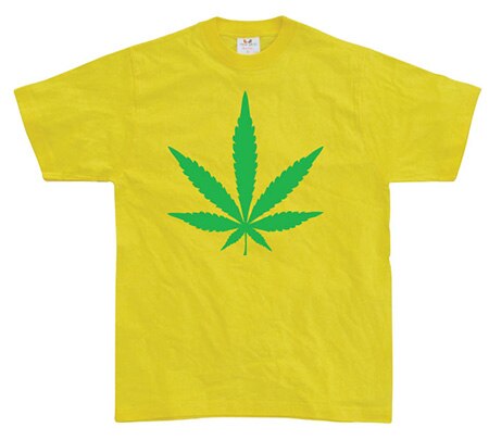 Läs mer om Cannabis Leaf, T-Shirt