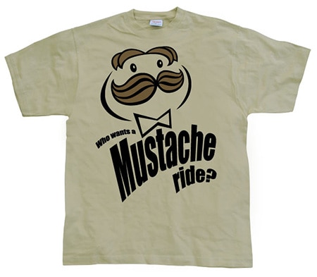 Läs mer om Mustache Ride, T-Shirt