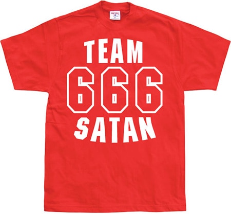 Läs mer om Team 666 Satan, T-Shirt