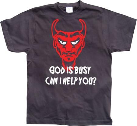 Läs mer om God Is Busy, Can I help You?, T-Shirt