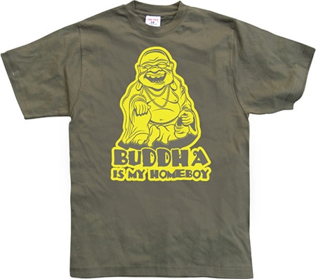 Läs mer om Buddha Is My Homeboy, T-Shirt