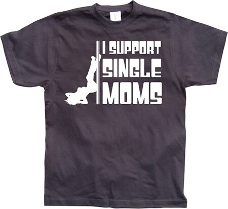 I Support Single Moms, Basic Tee