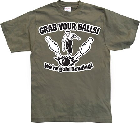 Läs mer om Grab Your Balls, We´re Goin Bowling, T-Shirt