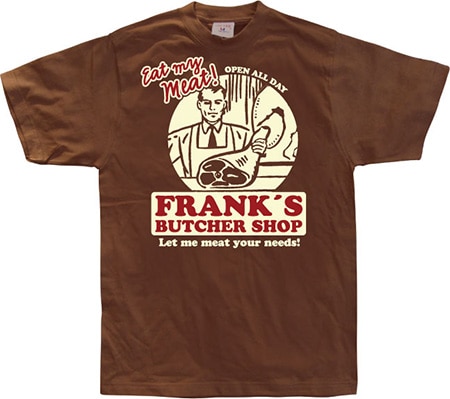 Läs mer om Franks Butcher Shop, T-Shirt