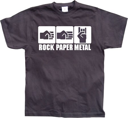 Läs mer om Rock-Paper-Metal, T-Shirt