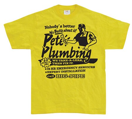 Petes Plumbing, Basic Tee