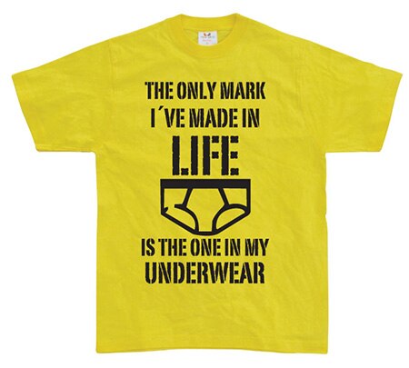 Läs mer om The Only Mark I Made In Life..., T-Shirt