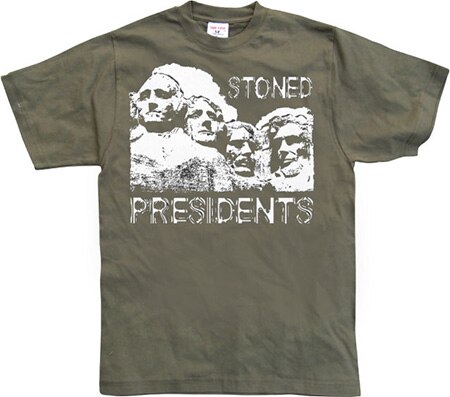 Läs mer om Stoned Presidents, T-Shirt