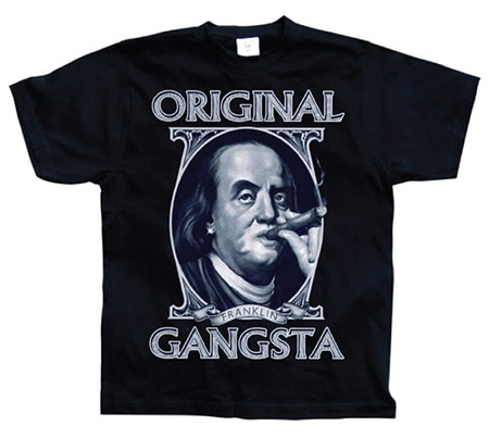 Läs mer om Franklin The Original Gangsta, T-Shirt
