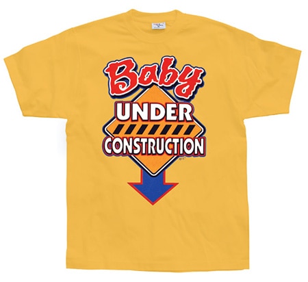 Läs mer om Baby Under Construction, T-Shirt