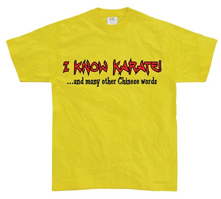 Läs mer om I Know Karate, T-Shirt