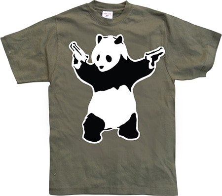 Banksy Panda T-Shirt, Basic Tee