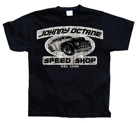 Läs mer om Johnny Octane Speed Shop, T-Shirt