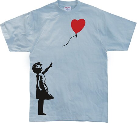 Läs mer om Girl With Balloon T-shirt, T-Shirt
