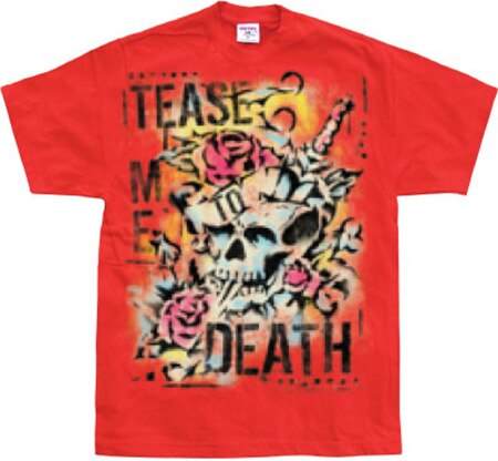 Läs mer om Tease Me To Death Big Print, T-Shirt