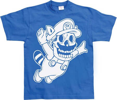 Läs mer om Super Mario Skull, T-Shirt