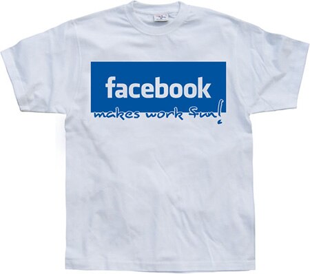 Läs mer om Facebook make work fun!, T-Shirt