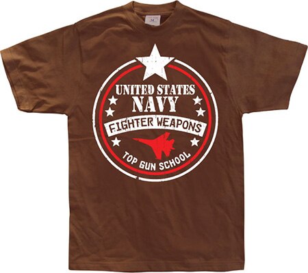 Läs mer om Top Gun School Vintage T-Shirt, T-Shirt
