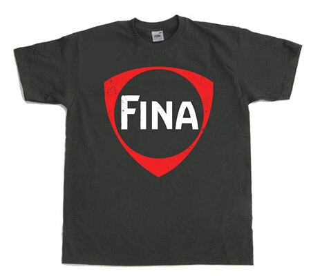 Distressed Fina Logo, Basic Tee