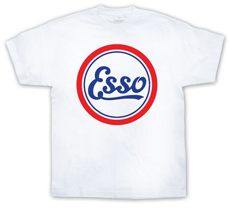 Retro Esso Logo T-shirt, Basic Tee