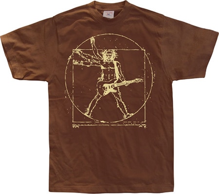 Da Vinci Rock Man T-Shirt, Basic Tee