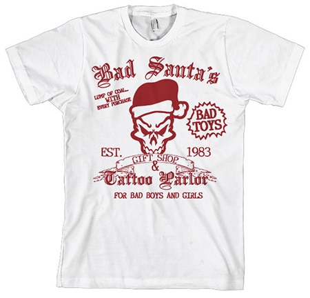 Läs mer om Bad Santa´s Gift Shop, T-Shirt