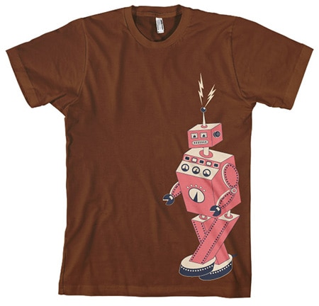Läs mer om Retro Robotwalk, T-Shirt