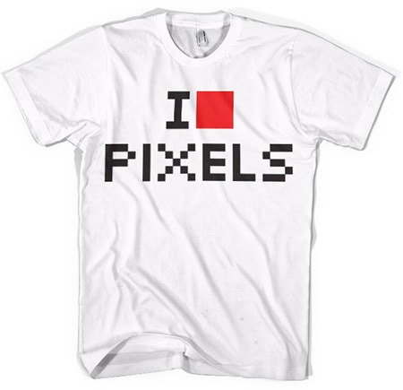 I Love Pixels T-Shirt, Basic Tee