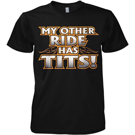 Läs mer om My Other Ride Has Tits Tee, T-Shirt