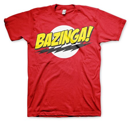 Bazinga Super Logo T-Shirt, Basic Tee