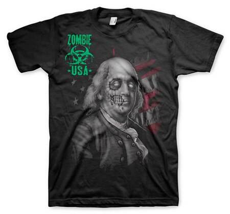 Zombie Franklin T-Shirt, Basic Tee