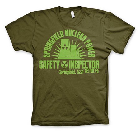 Läs mer om Springfield Nuclear Safety Inspector T-Shirt, T-Shirt