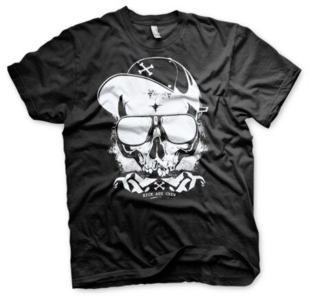 Kick Ass Crew Skull T-Shirt, Basic Tee