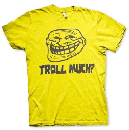 Läs mer om Trollface - Troll Much? T-Shirt, T-Shirt