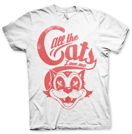 Läs mer om All The Cats Love Me T-Shirt, T-Shirt