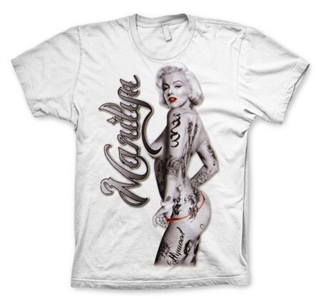 Marilyn - Nude With Tattoos T-Shirt, Basic Tee