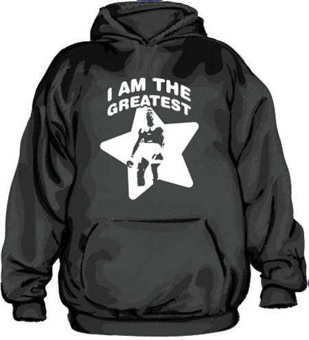 Ali, I Am The Greatest! Hoodie, Hooded Pullover