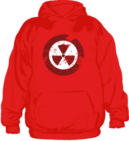 Radioactive Icon Grunge Hoodie, Hooded Pullover