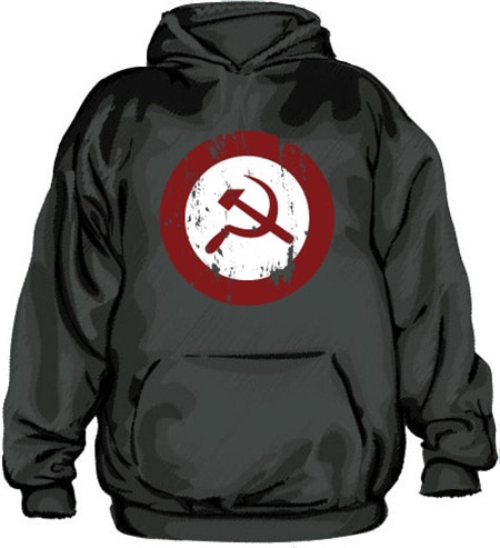 CCCP Icon Grunge Hoodie, Hooded Pullover