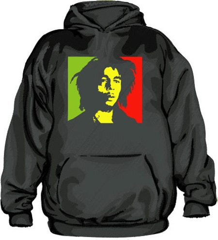 Bob Marley "One Love" Hoodie, Hooded Pullover