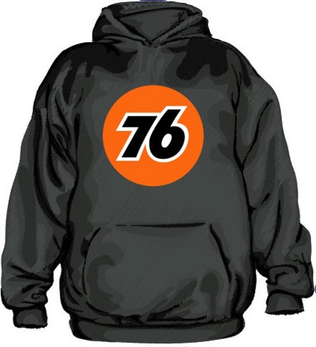 Union 76 Hoodie, Hooded Pullover