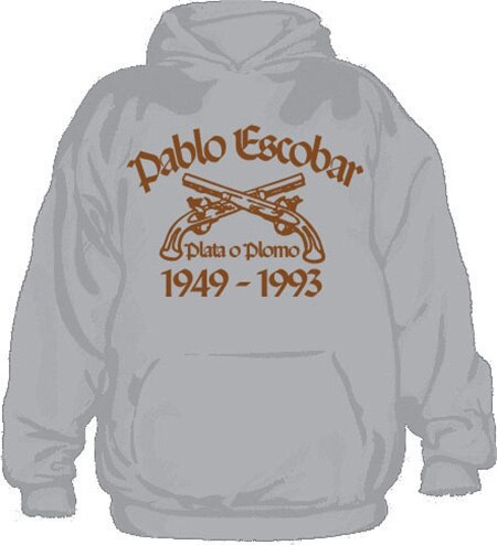 Pablo Escobar Hoodie, Hooded Pullover