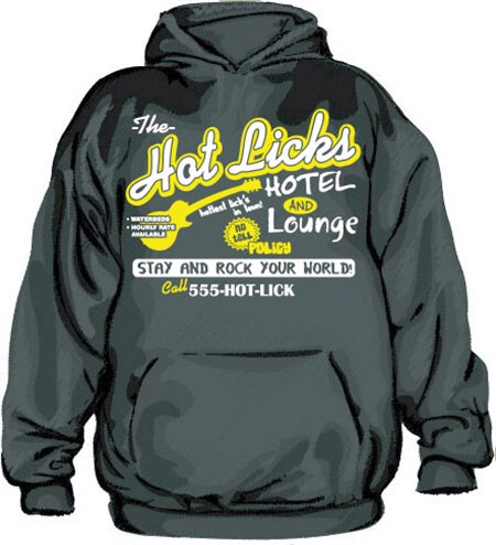 Hot Licks Hotel Hoodie, Hooded Pullover