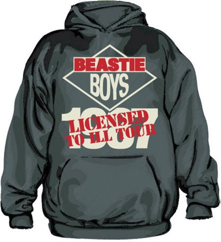 Beastie Boys - Licensed To Ill Tour Hoodie, Hooded Pullover