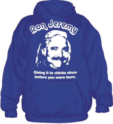 Ron Jeremy Hoodie, Hooded Pullover