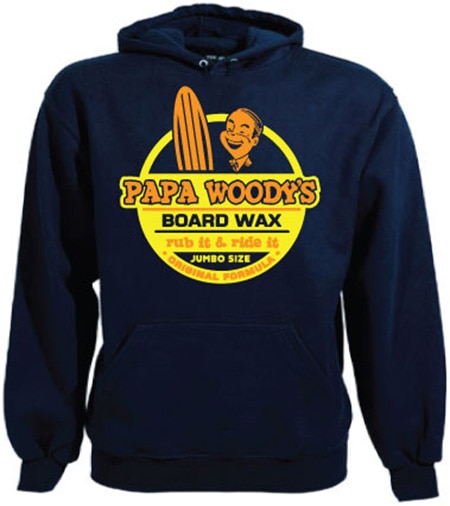 Läs mer om Papa Woodys Board Wax Hoodie, Hoodie